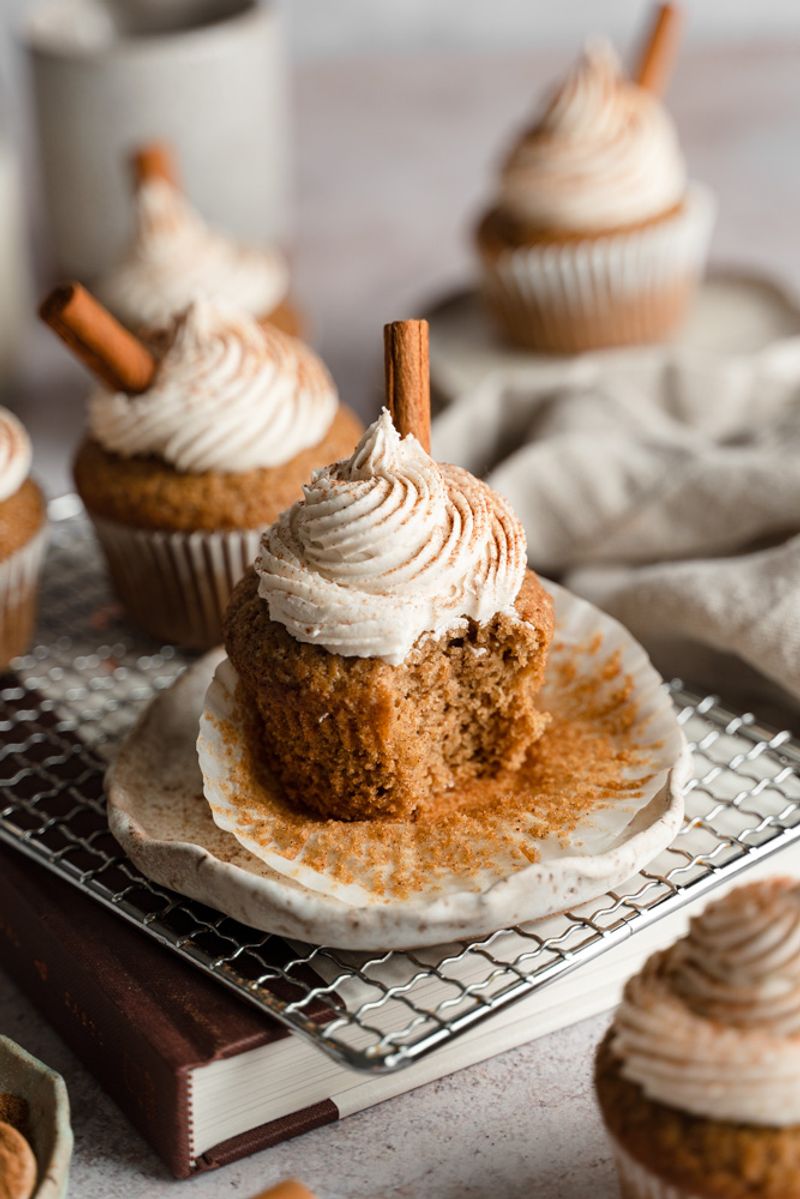 Pumpkin Chai Latte Cupcakes