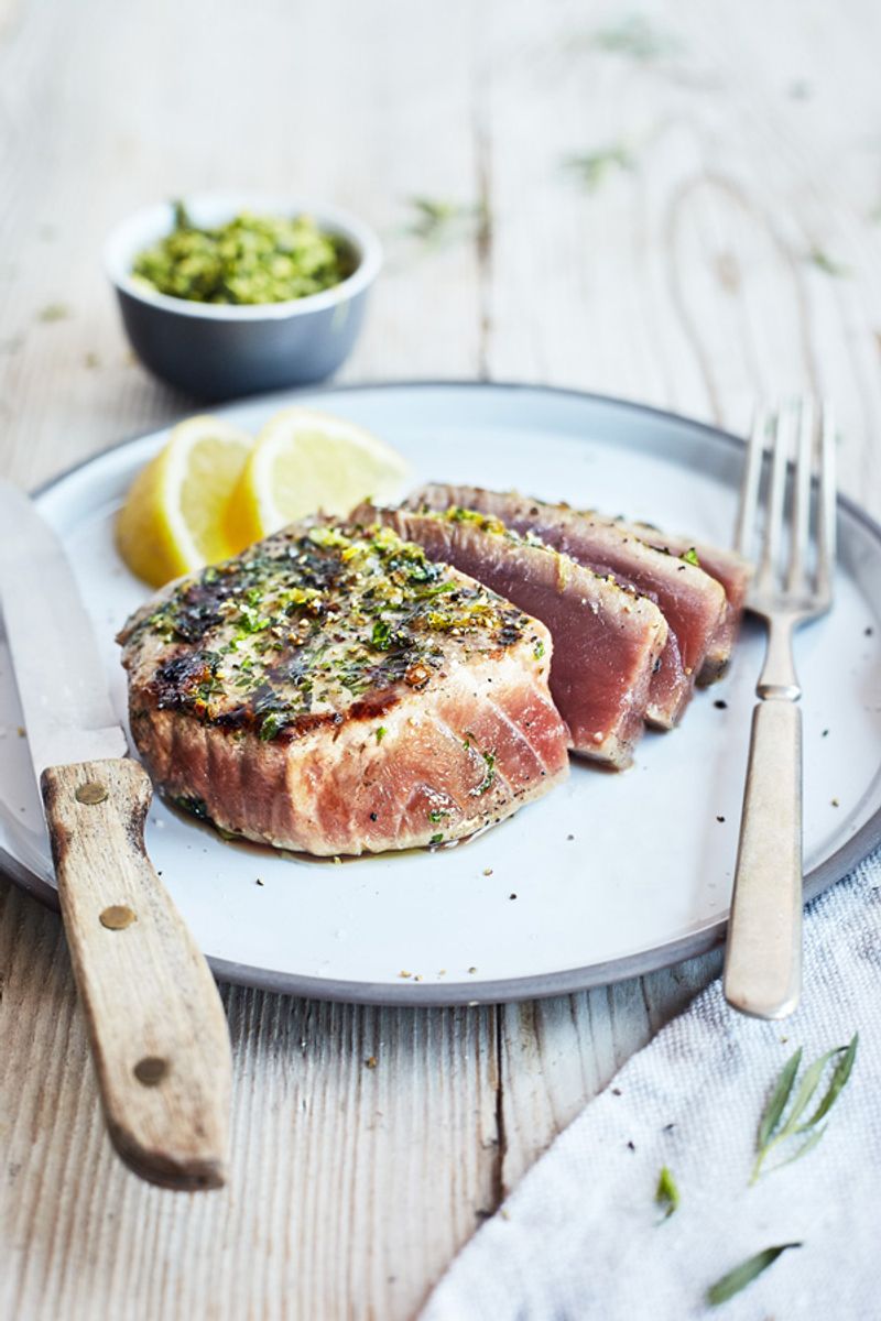 Mediterranean Grilled Tuna