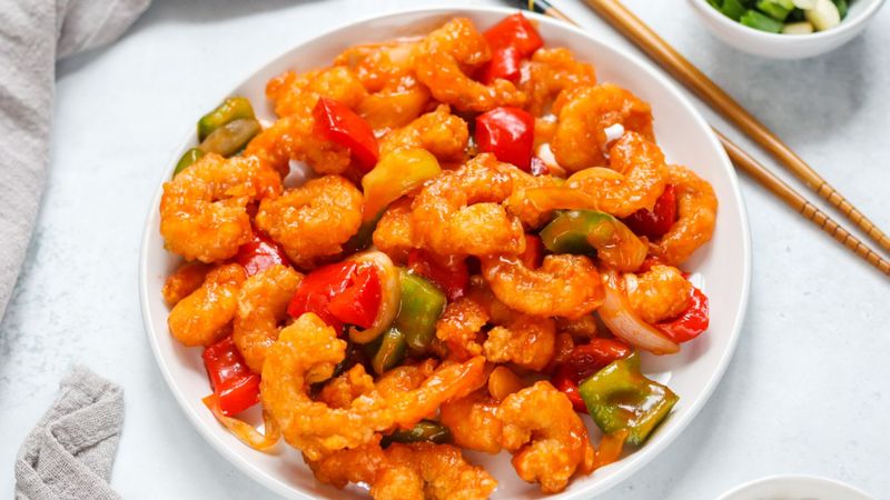 Cantonese Sweet And Sour Shrimp