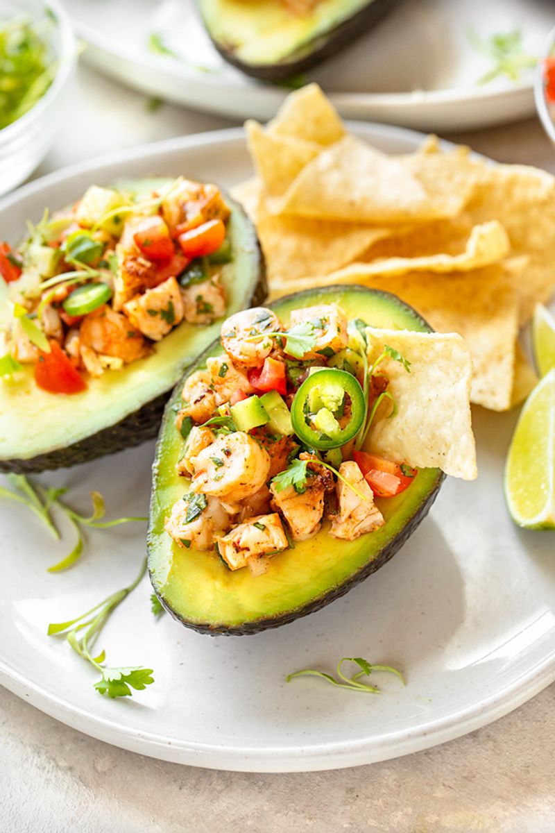 Stuffed Avocado Boats