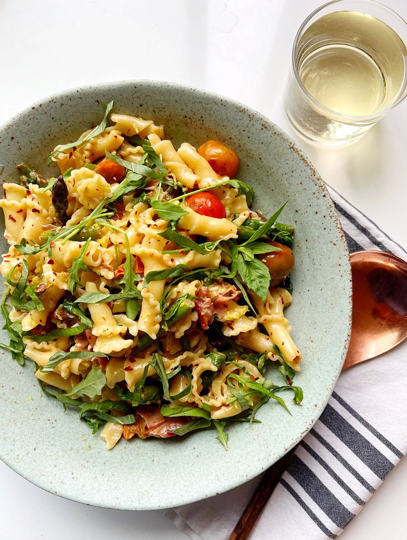 Asparagus And Prosciutto Pasta