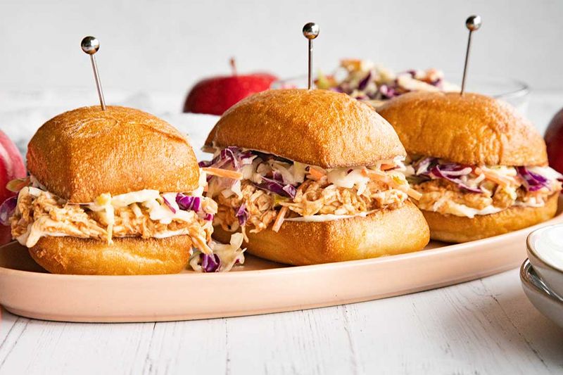 BBQ Chicken Sliders