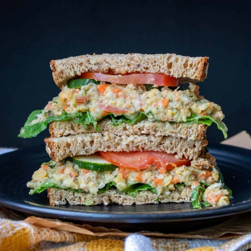 Speedy Chickpea Salad Sandwich