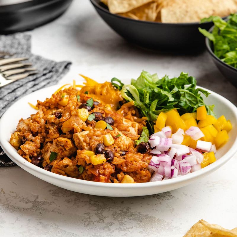 Instant Pot Chicken Burrito Bowl