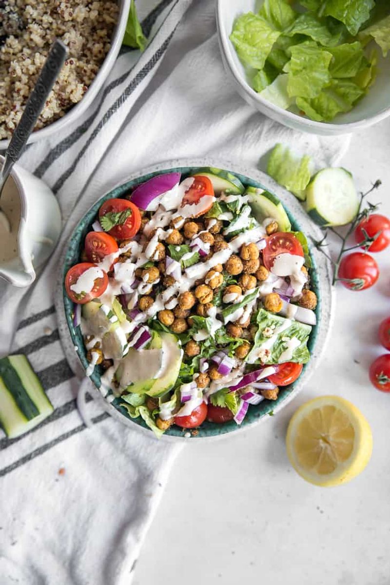 Chickpea Shawarma Bowls