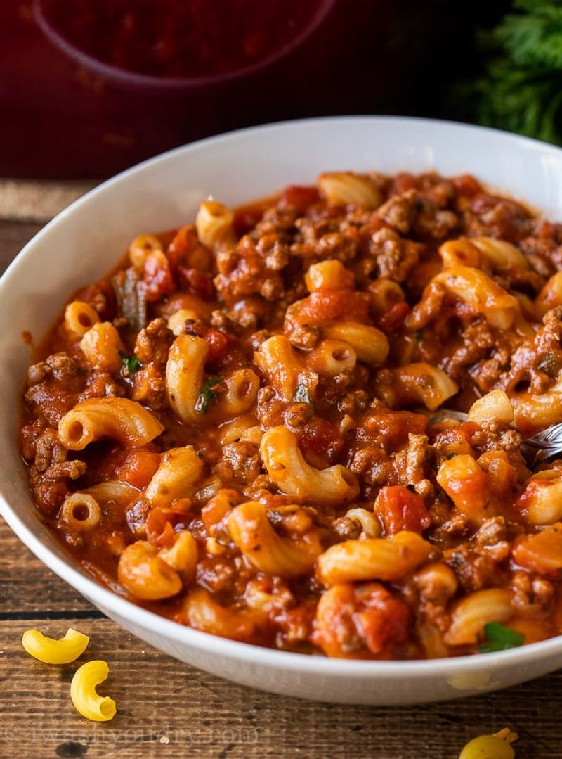 Goulash With Elbow Macaroni