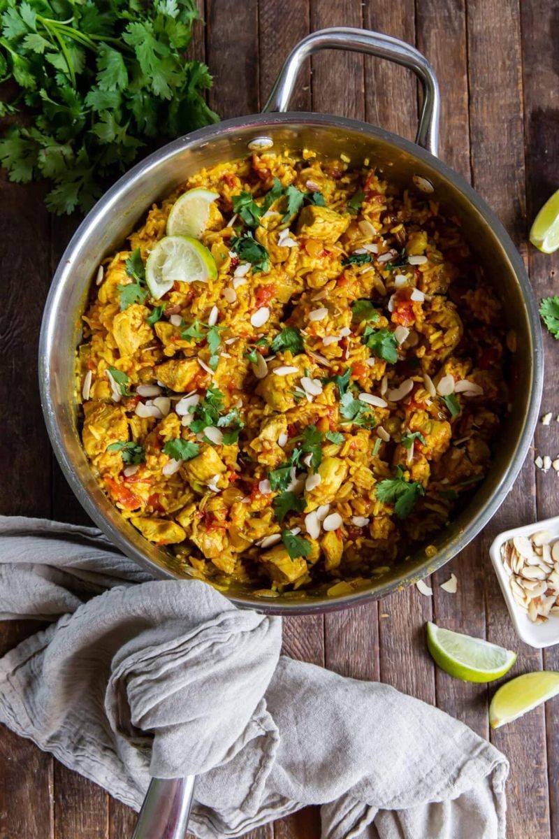 Leftover Chicken Biryani