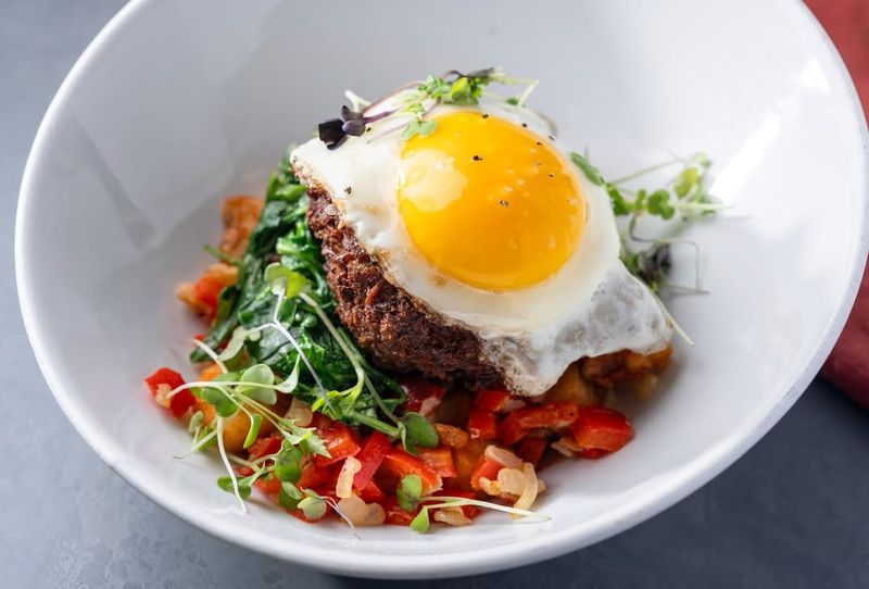 Crab Cakes With Sunny-Side-Up Eggs