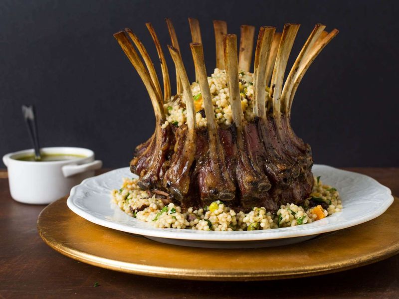 Stuffed Crown Roast of Lamb