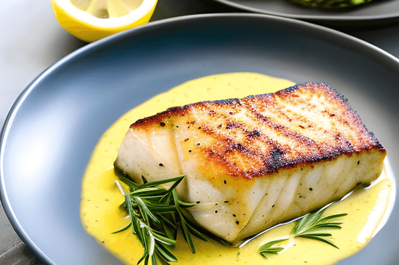 Pan-Seared Halibut With Herb Butter