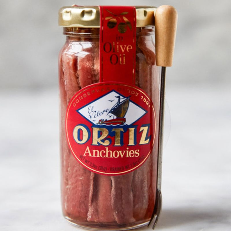 Ortiz Jarred Anchovies