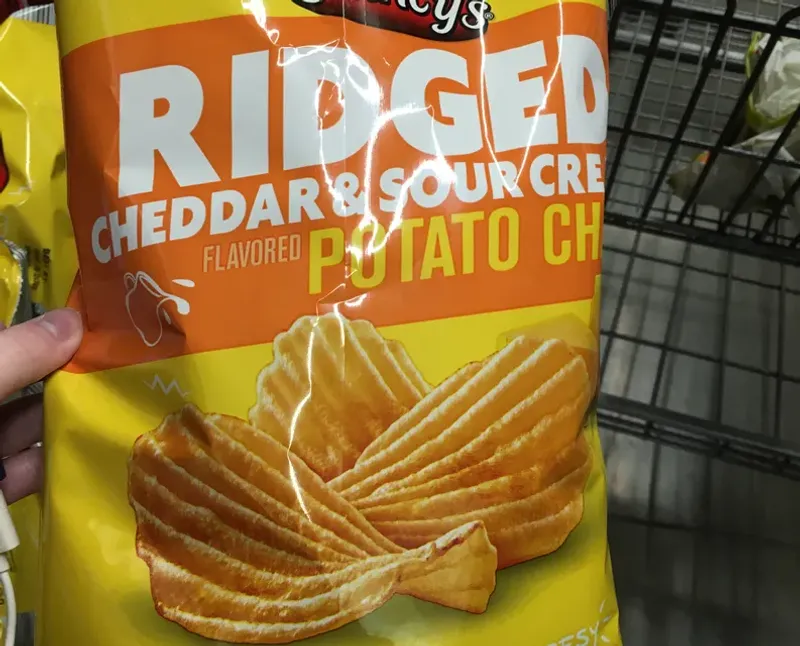 Clancy's Ridged Cheddar & Sour Cream Potato Chips