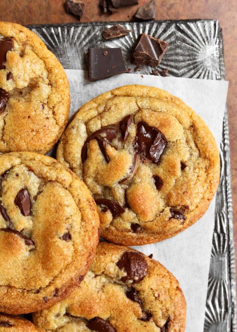 Chocolate Chip Cookies Baking