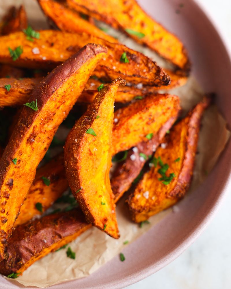 Roasted Sweet Potato Wedges