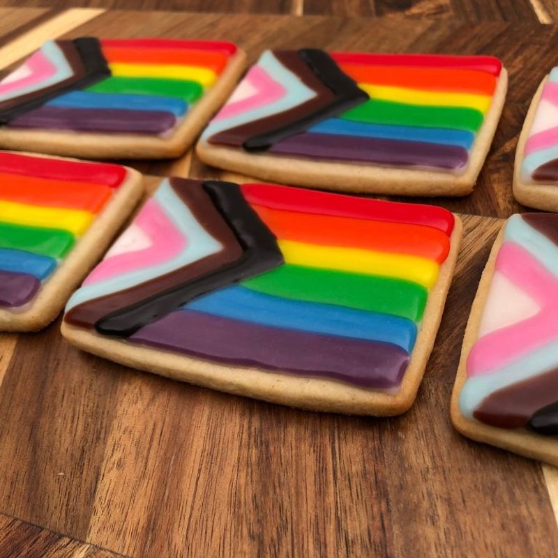 Pride Sugar Cookies With Royal Icing