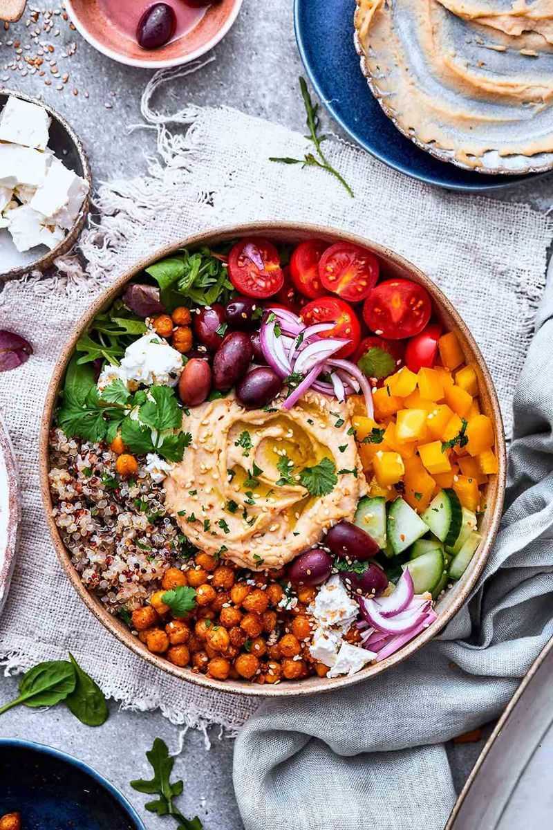 Mediterranean Chickpea Bowls