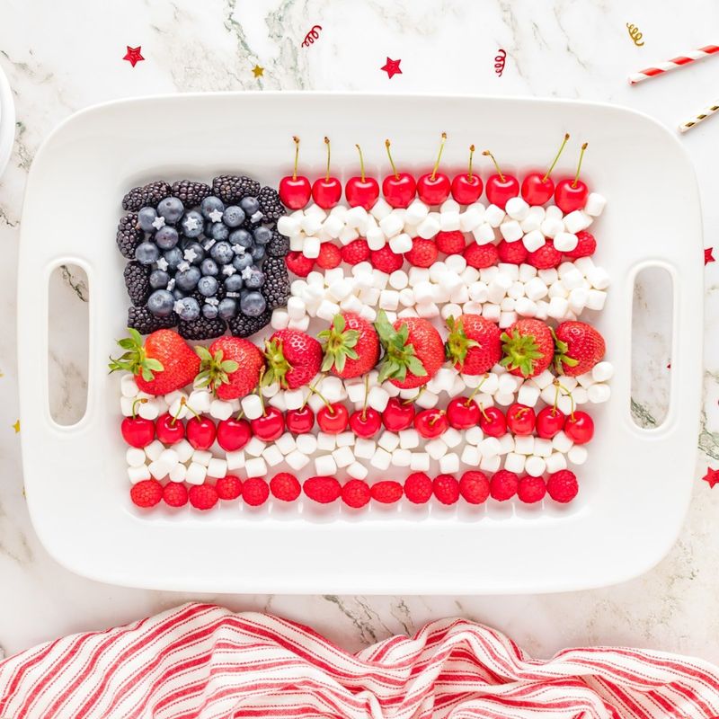Stars And Stripes Fruit Platter