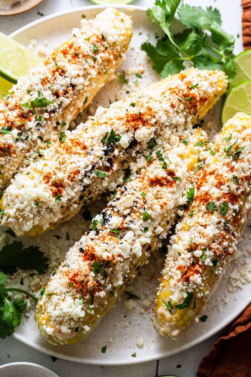Grilled Street Corn (Elote)