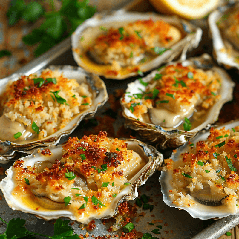 Miso-Butter Grilled Oysters