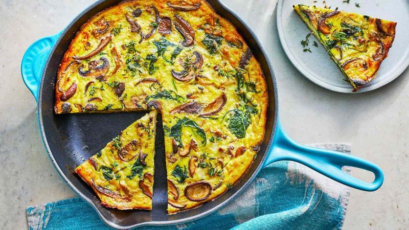 Mushroom And Herb Garden Frittata