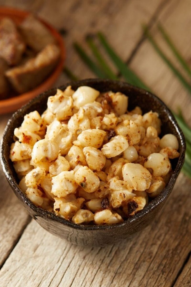 Hominy And Bacon