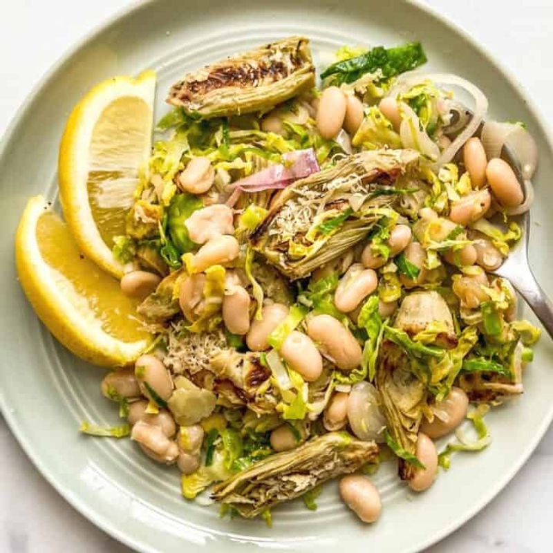 Lemony White Bean & Artichoke Affair