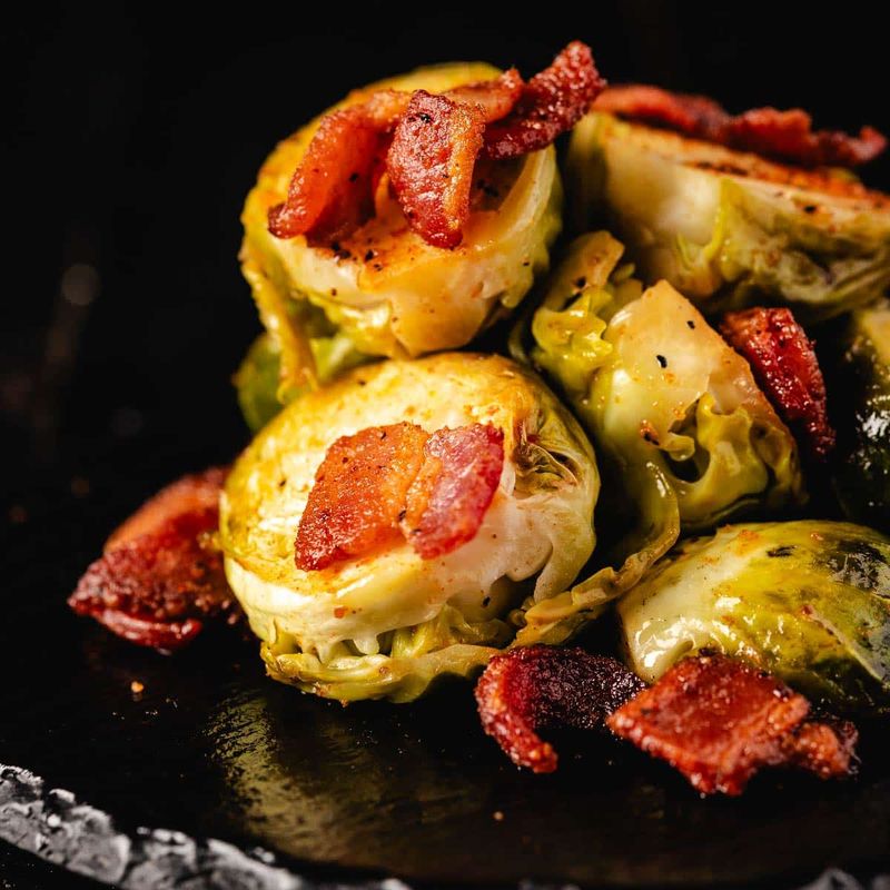 Charred Brussels Sprout Kebabs