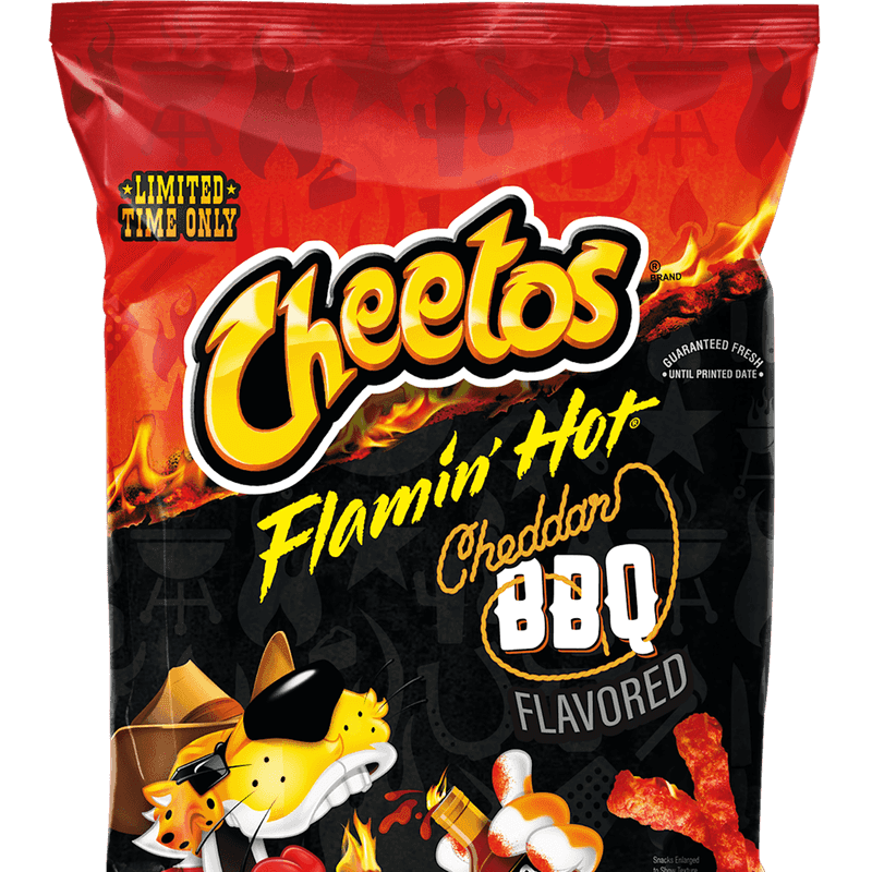 Cheetos Flamin' Hot Cheddar BBQ