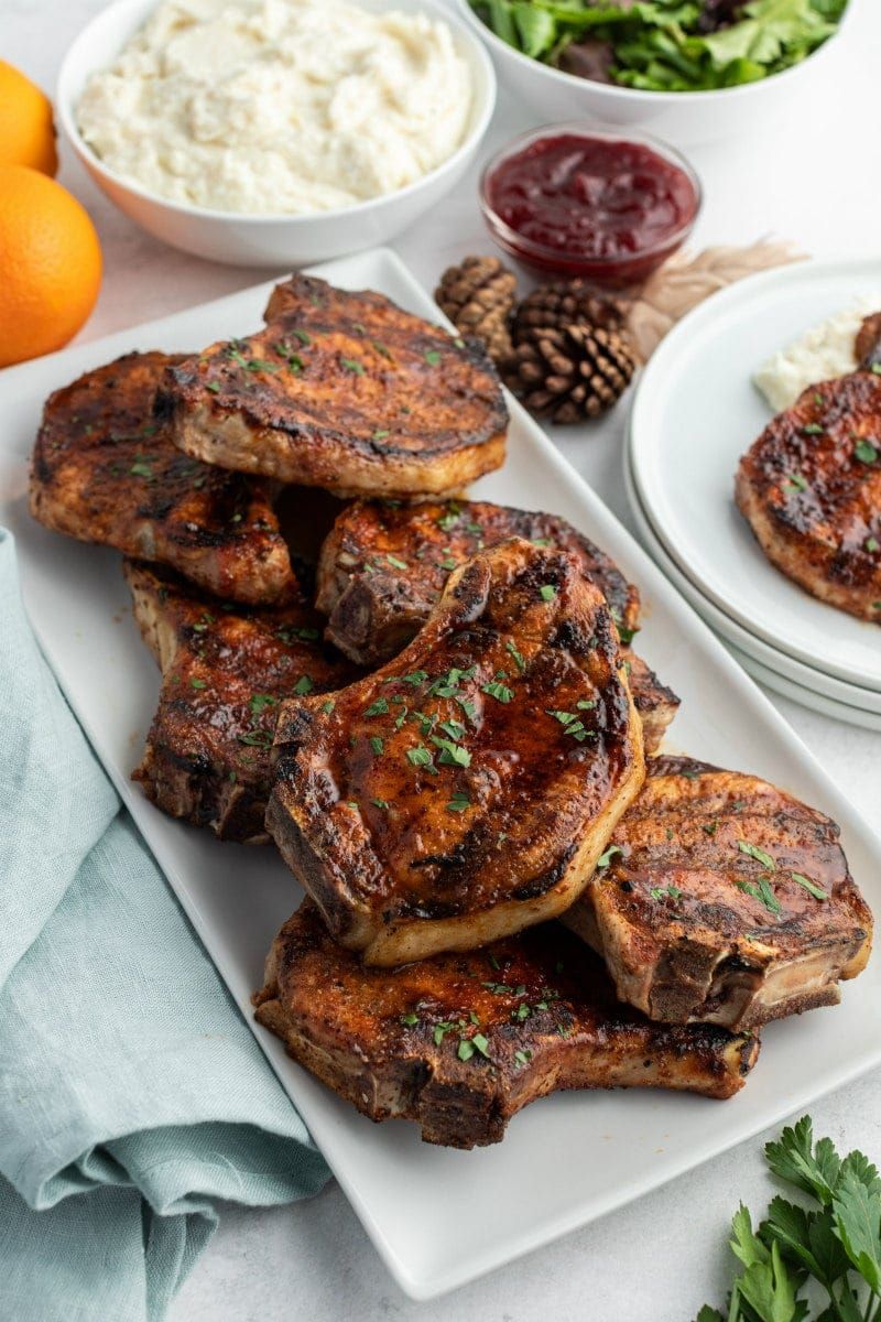 Spice-Rubbed Grilled Pork Chops
