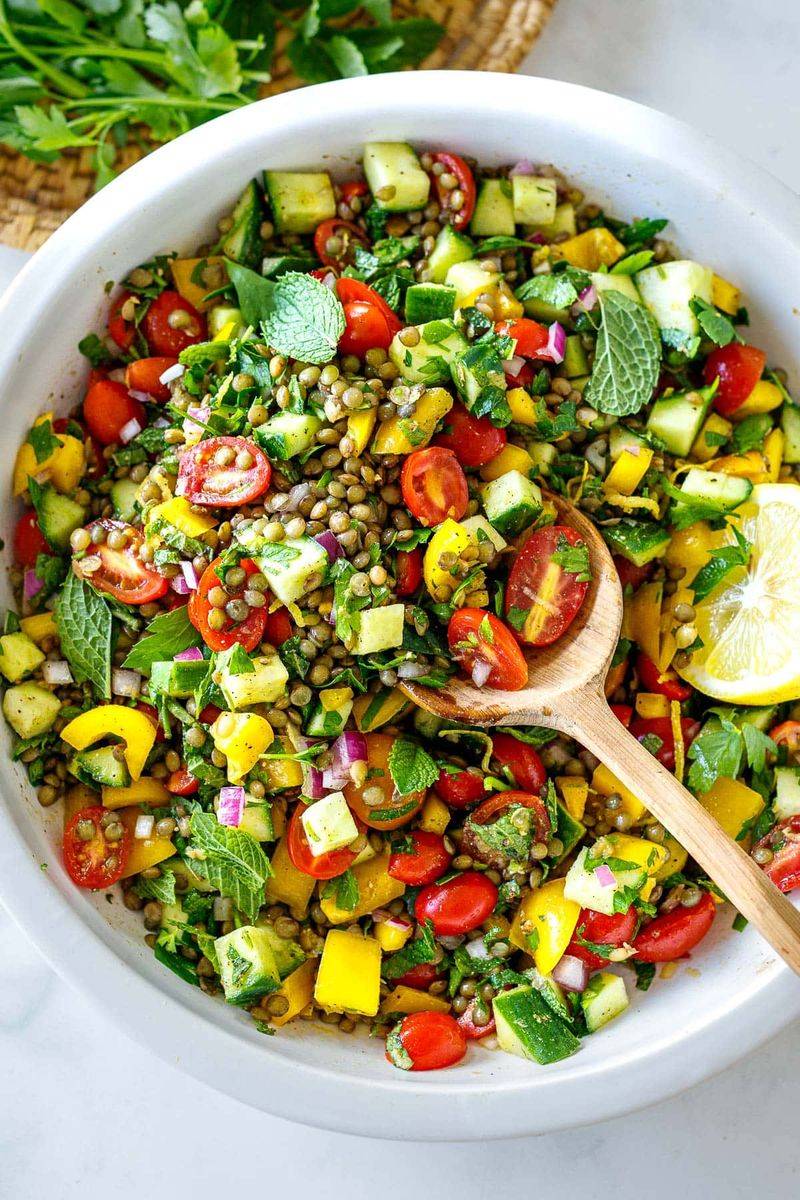 Mediterranean Lentil Salad