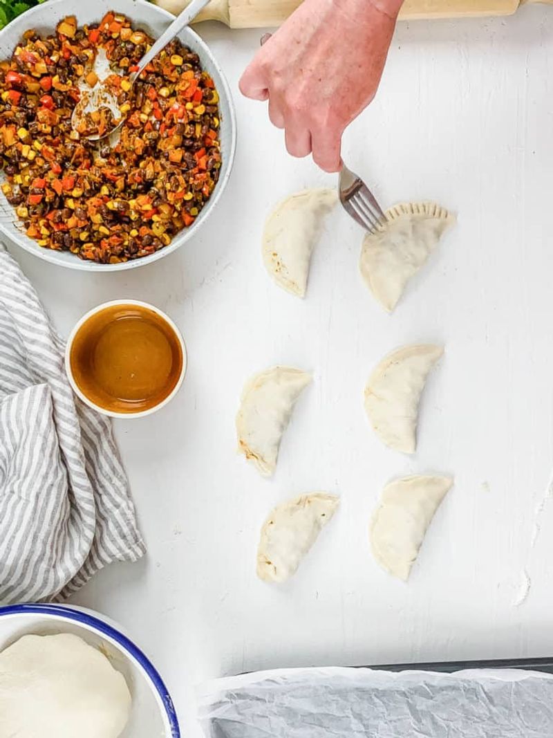 Falafel-Stuffed Dough
