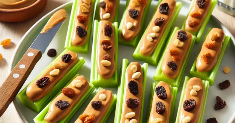 Celery Sticks With Peanut Butter