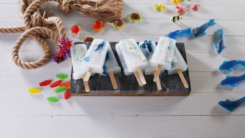Shark Bites Ice Pops