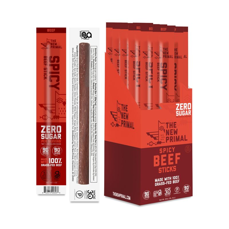 The New Primal Spicy Beef Stick