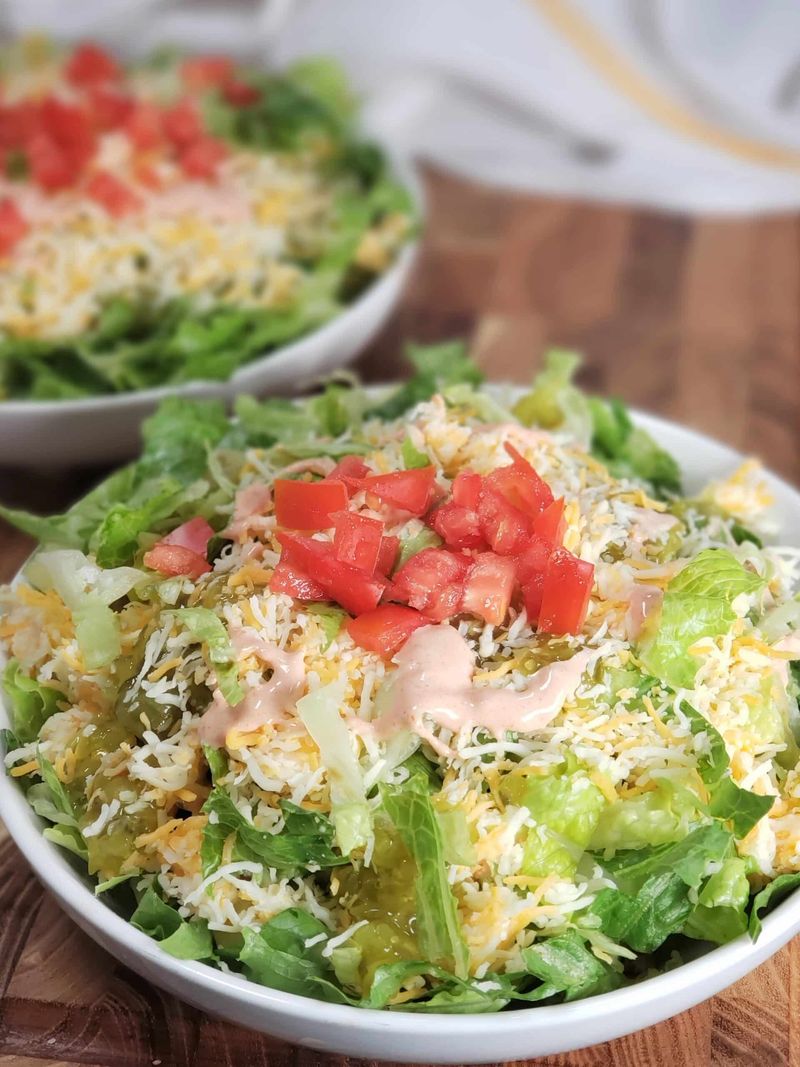 Side Salad With Low-Fat Dressing