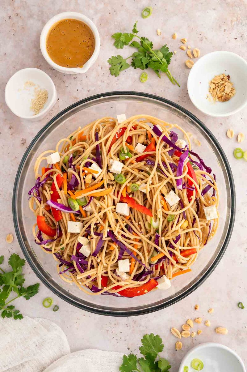 Udon Noodles With Pineapple Vinaigrette