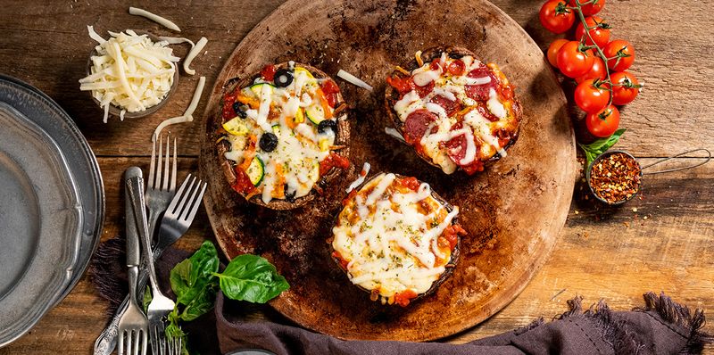 Portobello Mushroom Pizza