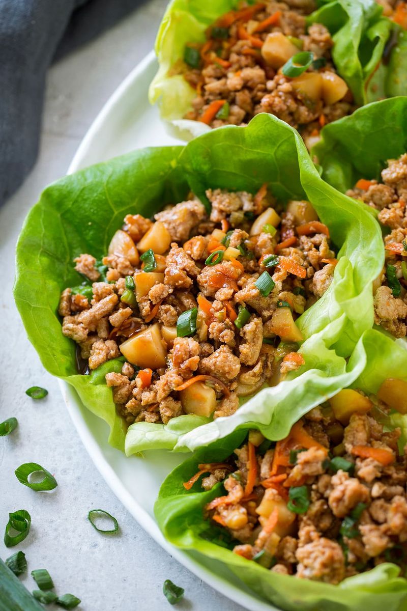Spam Lettuce Wraps