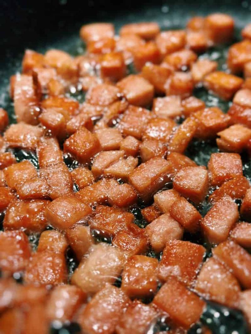 Garlic Butter Spam Bites
