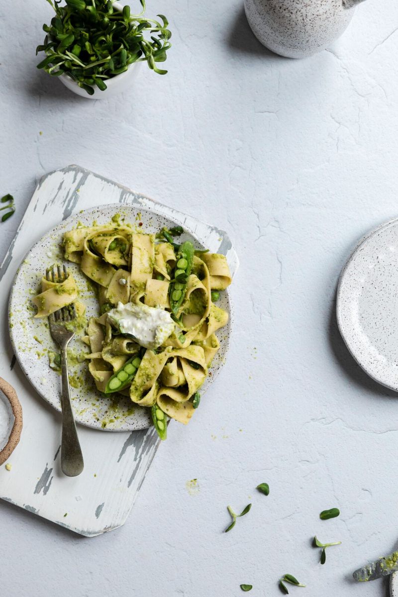 Pea Pesto Pasta