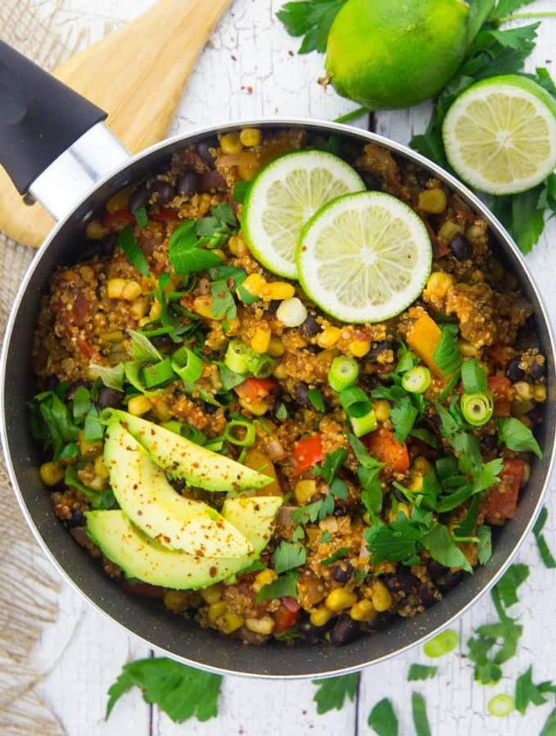 Tex-Mex Black Bean & Quinoa Bowl