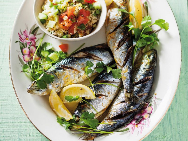 Grilled Sardines With Lemon and Herbs