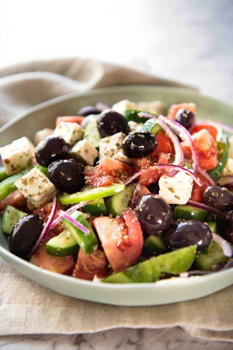 Greek Salad With Feta And Olives