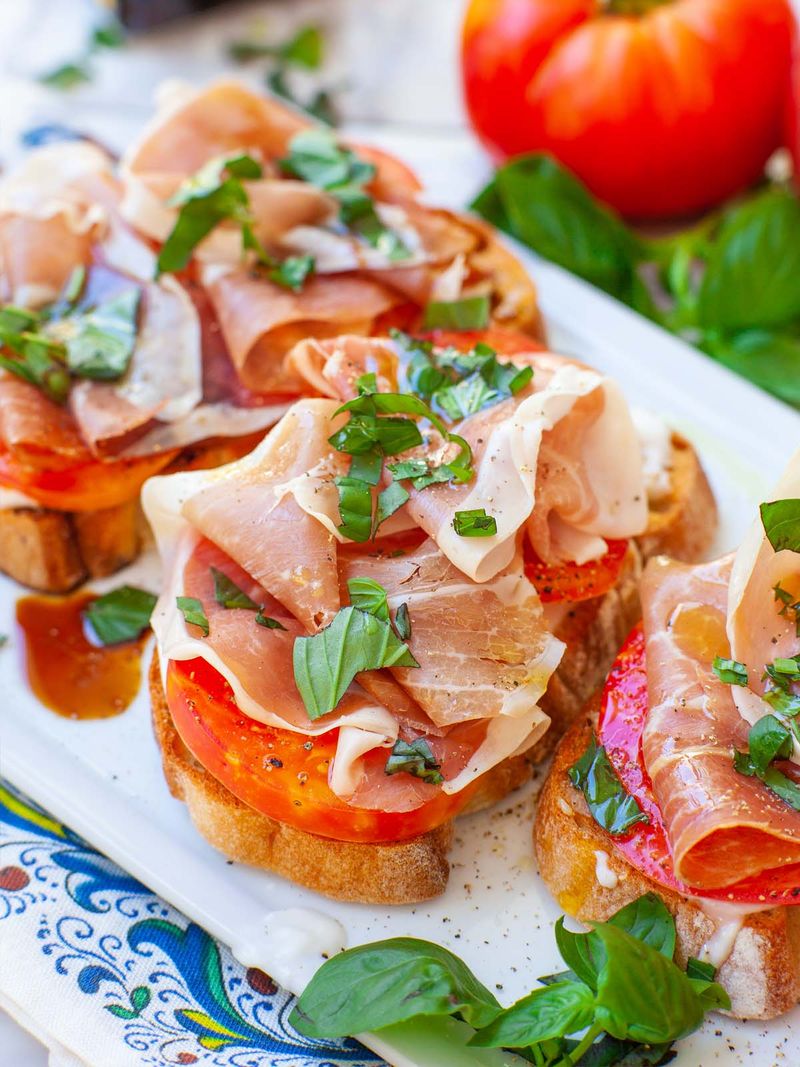 Tomato Bruschetta Sandwich