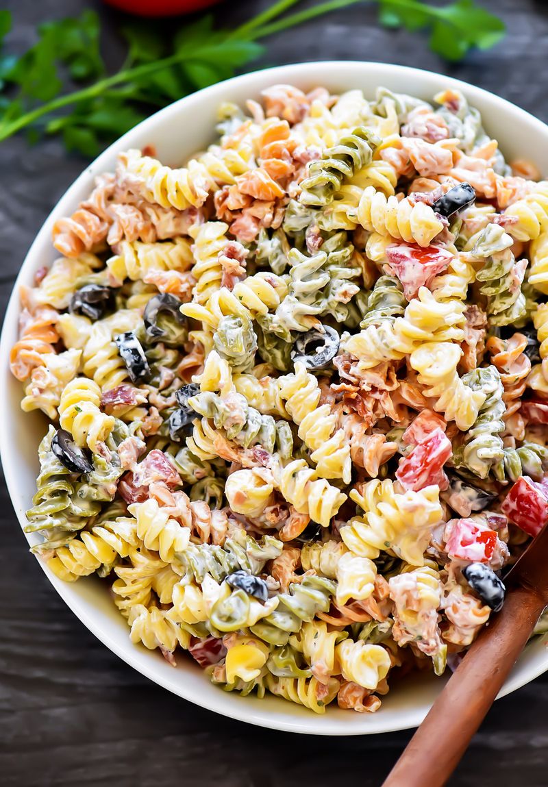 Turkey And Pasta Ranch Salad