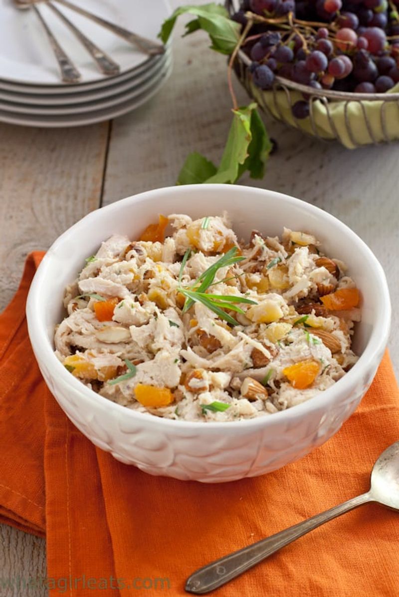 Almond-Apricot Chicken Salad