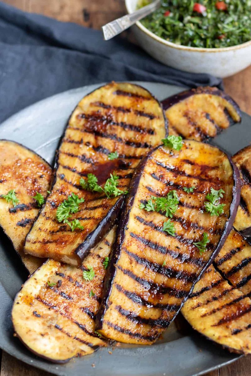 Smoky Grilled Eggplant Steaks