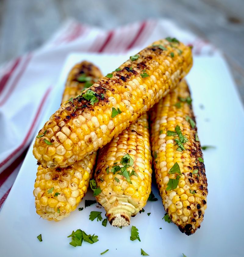 BBQ Sauce And Chopped Cilantro