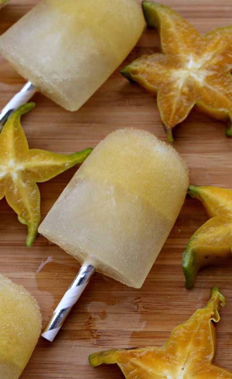 Star Fruit Popsicles