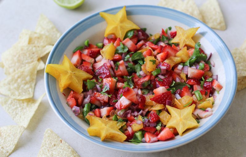 Star Fruit Salsa With Chips